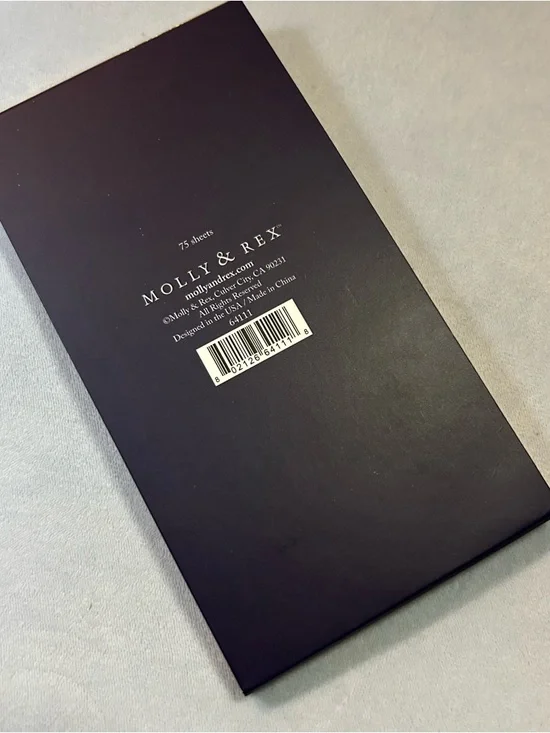 Celestial Notepad Magnetic Closure Gold Foil “It’s Just a Phase” New - Picture 4 of 11